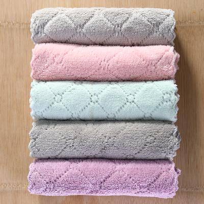 China Compressed Cheap Cleaning Custom Dish Cloth Printed Drying Wash Kitchen Dish Towel for sale