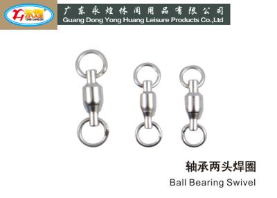 China River Sea Stainless Steel Fishing Swivels / ball bearing swivel fishing for sale