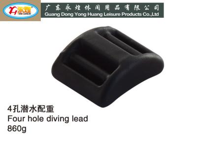 Chine Quatre poids d'avance de plongée de trou le bloc de plomb enduit par PVC de piqué de moulage mécanique sous pression 1KG à vendre