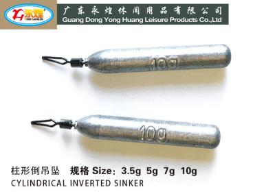 China CYLINDRICAL INVERTED SINKER with swivel use die casting for sale