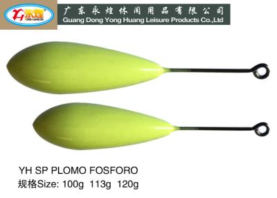 China 2017 Yellow PVC coated fishing lead sinker YHSPPLOMOFOSFORO die casting production supply for sale