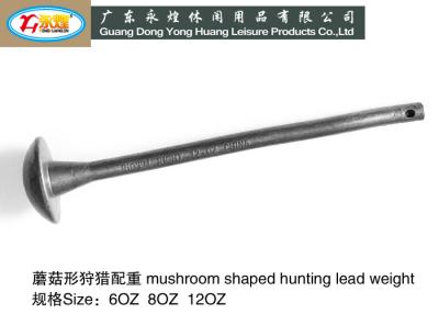 China mushroom shaped hunting lead weight 6OZ 8OZ12OZ for sale