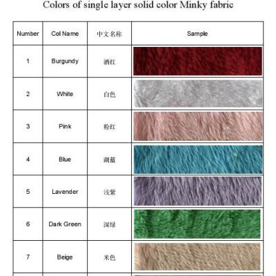 China Antistatic minky fabric for sale