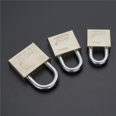 China Best Practical Door Mark Good Performance Arc Shape Small Large Rust Prevent Full Flat Keys Iron Padlocks for sale