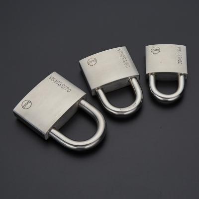 China Top Grade Security Oval-Shape 304 Stainless Steel Rustproof Waterproof Padlock for sale