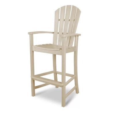 China High Poly Feet Adirondack Bar Stool Modern Premium Outdoor Patios Furniture Garden for sale