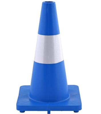 China Blue Color PVC Traffic Cone for sale