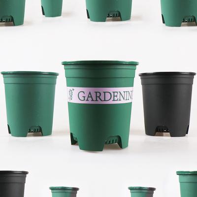 China Hot Selling CLASSIC Gallon Nursery Pots Round Black Plastic Seeding Flower Pot For Plants Durable 2 Gallon Cheap Plastic Pot zu verkaufen