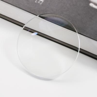 China Single Vision Lens OEM 1.60 Index Blue Cut Resin Blocking Blue Light Optical Lens for sale