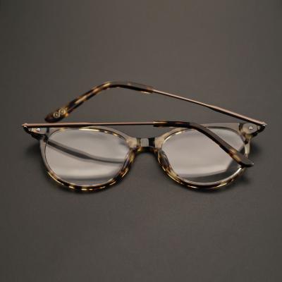 China Fashionable Eyewear Oversized Optical Frame Acetate Reading Glasses Optical Frames Unisex Women Men Computer Glasses Eyewear for sale