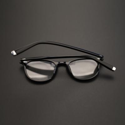 China For Durable Computer Glasses Reading Glasses Around Black Frame Men Women Acetate Optical Glasses Eyeglasses Women Men Computer Glasses for sale