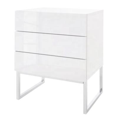 China Factory Direct White Luxury Bedroom Drawers Simple Modern Bedside Table Bedside Table For Nightstand for sale