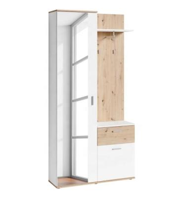 China Adjustable Simple Wood Bedroom Furniture Bedroom Furniture Fine Quality Designer White Wardrobe (Other) for sale