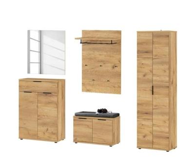 China Adjustable Modern Home Bedroom Wardrobe Natural Wooden Cabinet (Others) Furniture With Dresser for sale