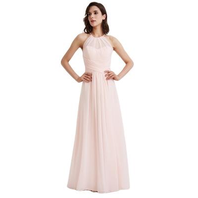 China Wholesale Custom High Quality Anti-static Cheap Formal Chiffon Backless Bridesmaids Dresses For Beach Wedding for sale