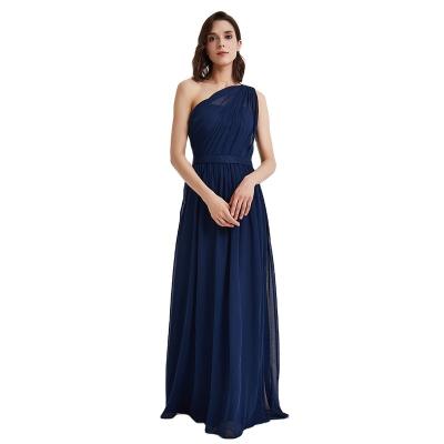 China Chinese Manufacturer Anti-static One Shoulder Girls Cocktail Women Bridesmaid Dresses for sale