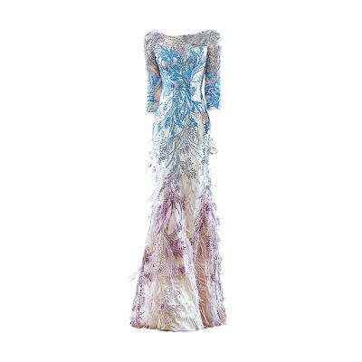 China Wholesale High Quality Shiny Women's Luxurious Sequined Even Dresses Anti-static for sale