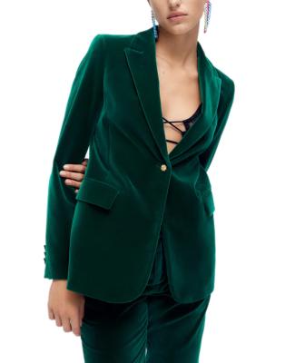 China Other Women's Velvet Straight-Leg Pant Suit for sale