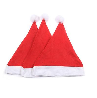 China Nonwoven Fabric Christmas Hat Holiday Hat Santa Claus Christmas Gift Christmas Gift Nonwoven Fabric for sale