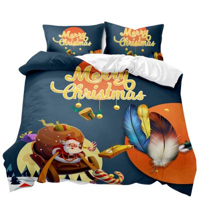 China Nondisposable Sleepwear Surprise Fun Bedding Set New Christmas 3D Design Duvet Cover for sale