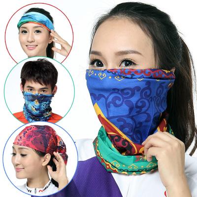 China Faceguard Bandana Fashion Muti-function Women Hair Polyester UV Protection Bandanas Faceguard Magic Bandana Mexican Hippies Face for sale