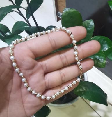 China Natural Pearl TRENDY Bridal Jewelry Anklet Beadsnice Jewelry Wedding Anklet Custom Made for sale