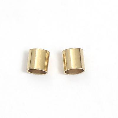 China Fashion Beadsnice Gold Filled Crimp Beads Big Big Hole Beads For DIY Jewelry Making Tube Beads ID 39972 for sale