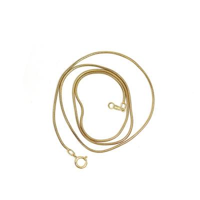 China Environmentally Friendly 14K Gold Filled Necklace Snake Chain 16 Inch , 18 Inch for sale