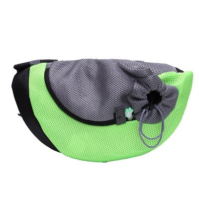 China New Arrivals Portable Pet Bag Cat And Dog Products Cross - Body Bag Shoulder Bag Mesh Simple Breathable Pet Backpack for sale