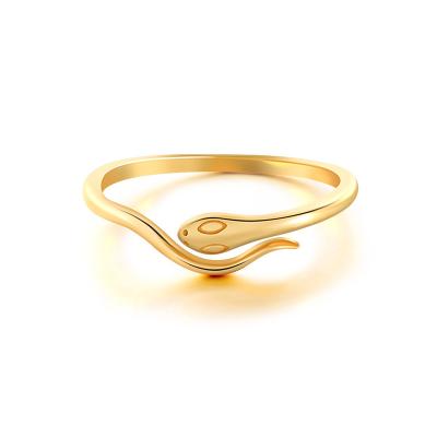 China FASHIONABLE Sterling Silver 925 Snake Index Open Ring for sale