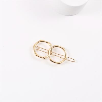 China 18K Chigon Goldplated Light Weight Titanium Steel Think Stainless Hair Clips for sale