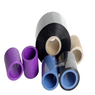 China Solvent Resistant Ribbons Beside Edge Thermal Transfer Ribbon 600m 1100m AT808 Enhanced WAX/RESIN Thermal Ribbon tto for sale