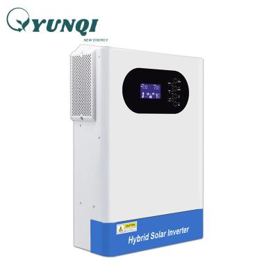 China 5600w Hybrid Power System Home Foshan Yunqi 100A Mppt Solar Charge Controller 5.6kva Embedded Solar Inverter Off Grid 48v Pure Sine Wave Solar Inverter for sale