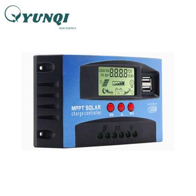 China Yunqi 12V 24V Solar Charger Controllers and Converters Solar Panel Battery Charger 40A Solar Charge Controller for sale