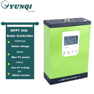 China Wholesale Price 48v 96v Mppt 60a Solar Charger Controller Max Pv 180v Mppt Solar Charge Controller for sale