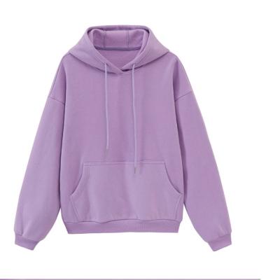 China Anti-Wrinkle OEM Cheap Price High Quality Women Clothes 100% Cotton Terry Fleece Pullover French Hoodies for sale