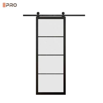 China Customize (please contact us) latest design sliding barn door hardware barn door for modern home for sale