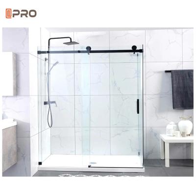 China Modern High Quality Hotel Sliding Barn Door Interior Frameless Sliding Glass Door for sale