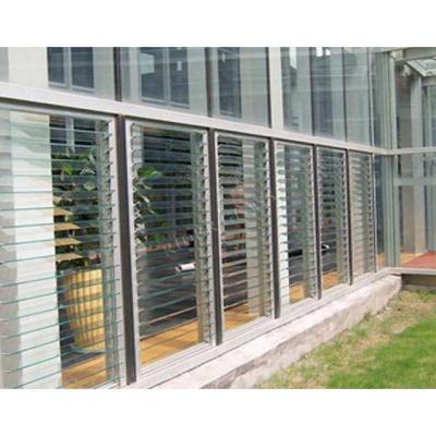 China Modern Factory Customized Wall Aluminum Canopies Fix Modern Design Home Stained Glass Louvered Aluminum Framed Canopy for sale