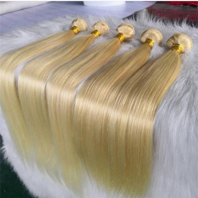 China Silky Straight Wave Mink Orange Blonde Color Brazilian Hair Weave Bundles 8 To 28 Inch Hair Extension Bugha Style Free Shipping for sale