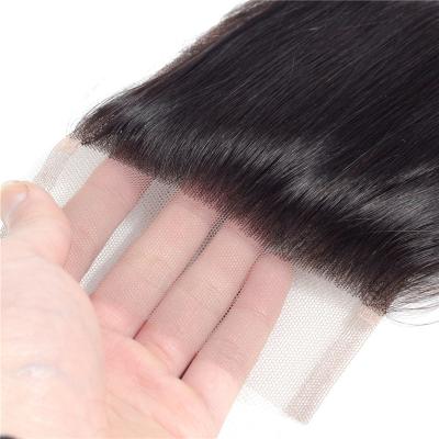 China 100% Virgin Hair Extension Vietnam Hair Cheap Straight Double Drawn With Closure for sale