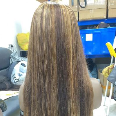 China 180 Density Women Hair Straight Good Quality Long Wave Wigs 30