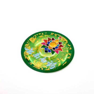 China Crafts Packaging Matt Lamination 3d Lens Embossing Label For Packing for sale