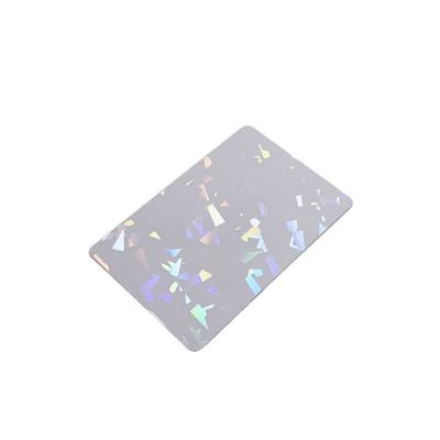 China Moisture Proof Original State Hologram Transparent Hologram Covered Custom Card for sale