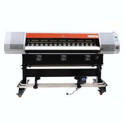 China Indoor Outdoor Advertising Printer TECJET Eco Solvent Vinyl Sheet Printer For Large Format Printing for sale