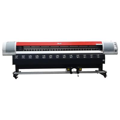 China TECJET 10 feet DX5 indoor outdoor advertising, tarpaulin super high resolution digital eco printing machine solvent printer XP600,5113 for sale