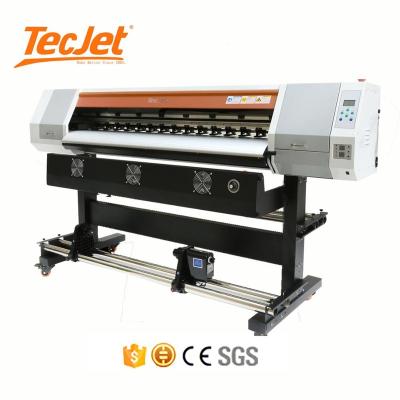 China TECJET DX5 DX7 XP600 print head 1.6m indoor outdoor digital eco inkjet advertising printer vinyl vinyl printing machine for sale