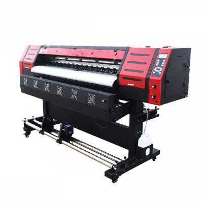 China Indoor Outdoor Industrial Inkjet dx7 Flower Printing Machine 4 Color Heavy Duty Advertising TJET 16dx7-1 1.6M 5ft Solvent Printer for sale