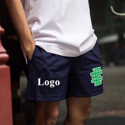 China Custom Logo Blank Mesh Shorts QUICK DRY EE Eric Emanuel Style Gym Shorts Men Mesh Shorts for sale