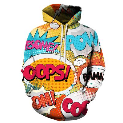 China Anti-wrinkle autumn and winter cute innocence printing men's and women's anime digital hoodie for sale